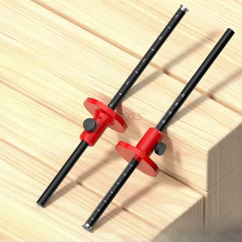 

Деревообрабатывающий писец 15 см/6 дюймов, многофункциональная линейка для маркировки позиционирования, удобные метрические императорские весы, инструменты для измерения глубины