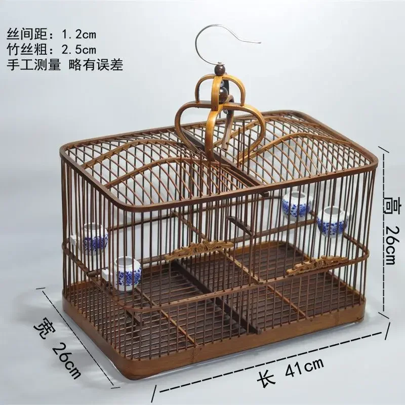 Wooden Large Bird Cages Canary Carrier Park Breeding Luxury Bird Cages Outdoors Voladera Para Pajaros Jaulas Pet Products WZ50BC