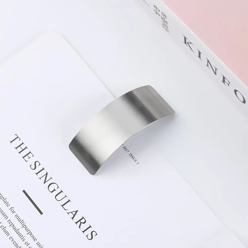 مشبك شعر معدني على الطراز الأوروبي والأمريكي للنساء ، رياح كسولة ، ذيل حصان هندسي ، إكسسوارات شعر للفتيات