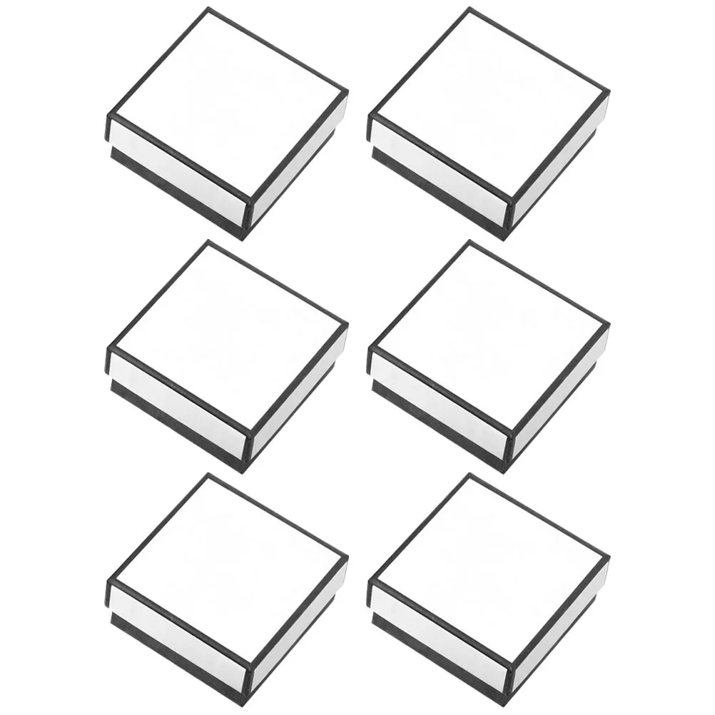 

6Pcs Jewelry Gift Boxes Multi-Function Compact Storage Case for Rings Earrings Necklaces Jewelry Organizer Ring Gift Box