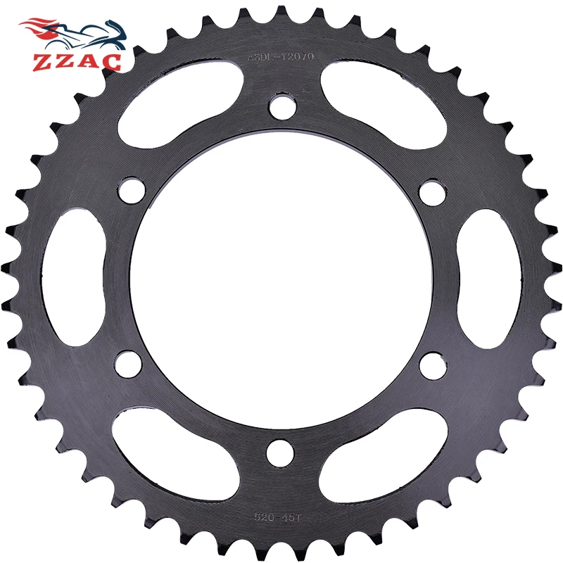 

520 45T Motorcycle Rear Sprocket Staring Wheel For YAMAHA XT660 R 5VK X Super Motard 2004-2015 XTZ660 Z Tenere (ABS)11D2008-2015