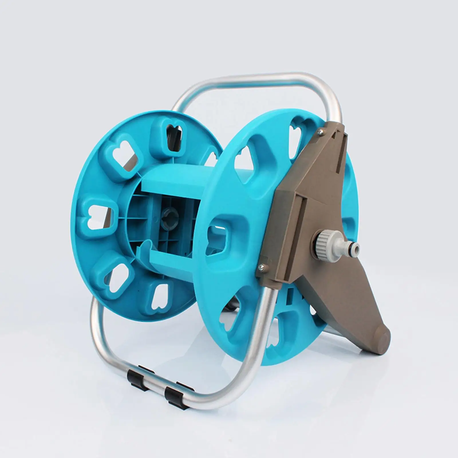 Garden Hose Holder Reel 30 Meters Easy to Collect Durable Construction Portable Hose Pipe Holder Water Hose Storage Rack