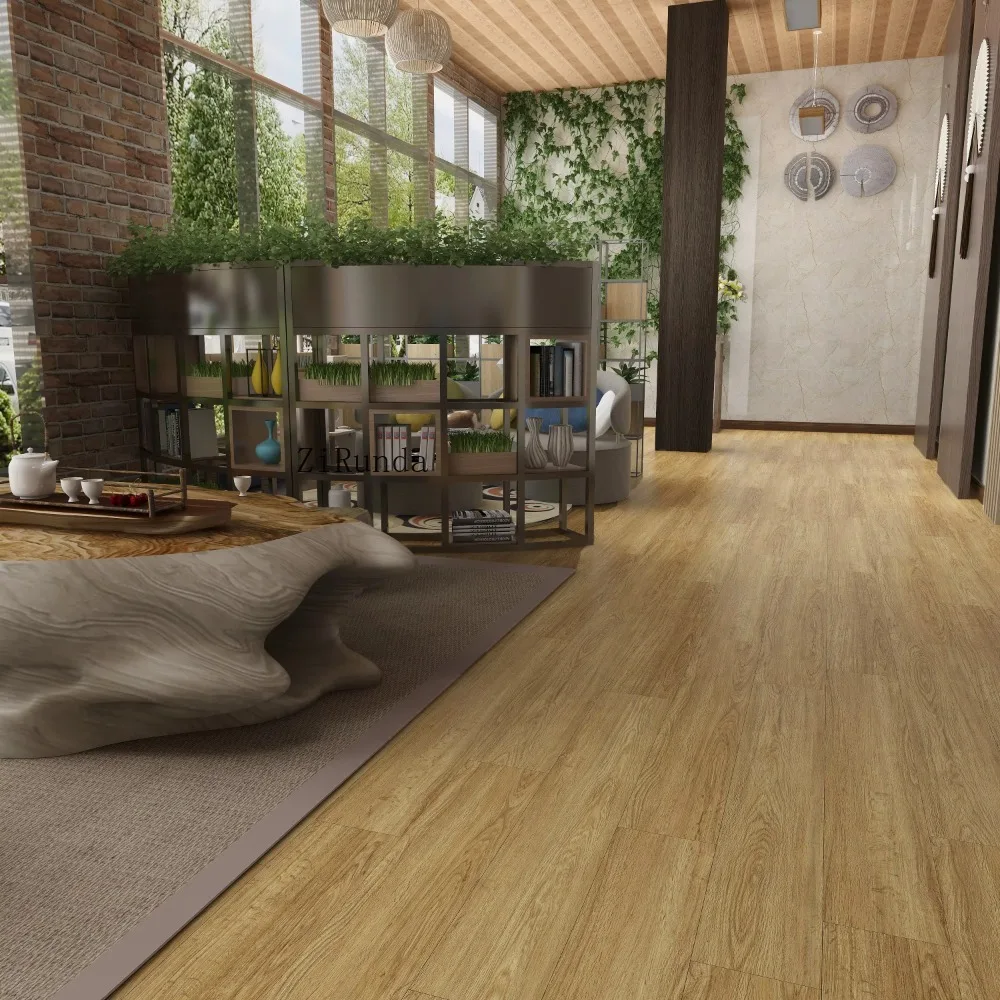 نسخة مخصصة صديقة للبيئة الفاخرة لوح الفينيل Spc الأرضيات 4/5/6/7/8 مللي متر أرضيات مقاومة للماء #5