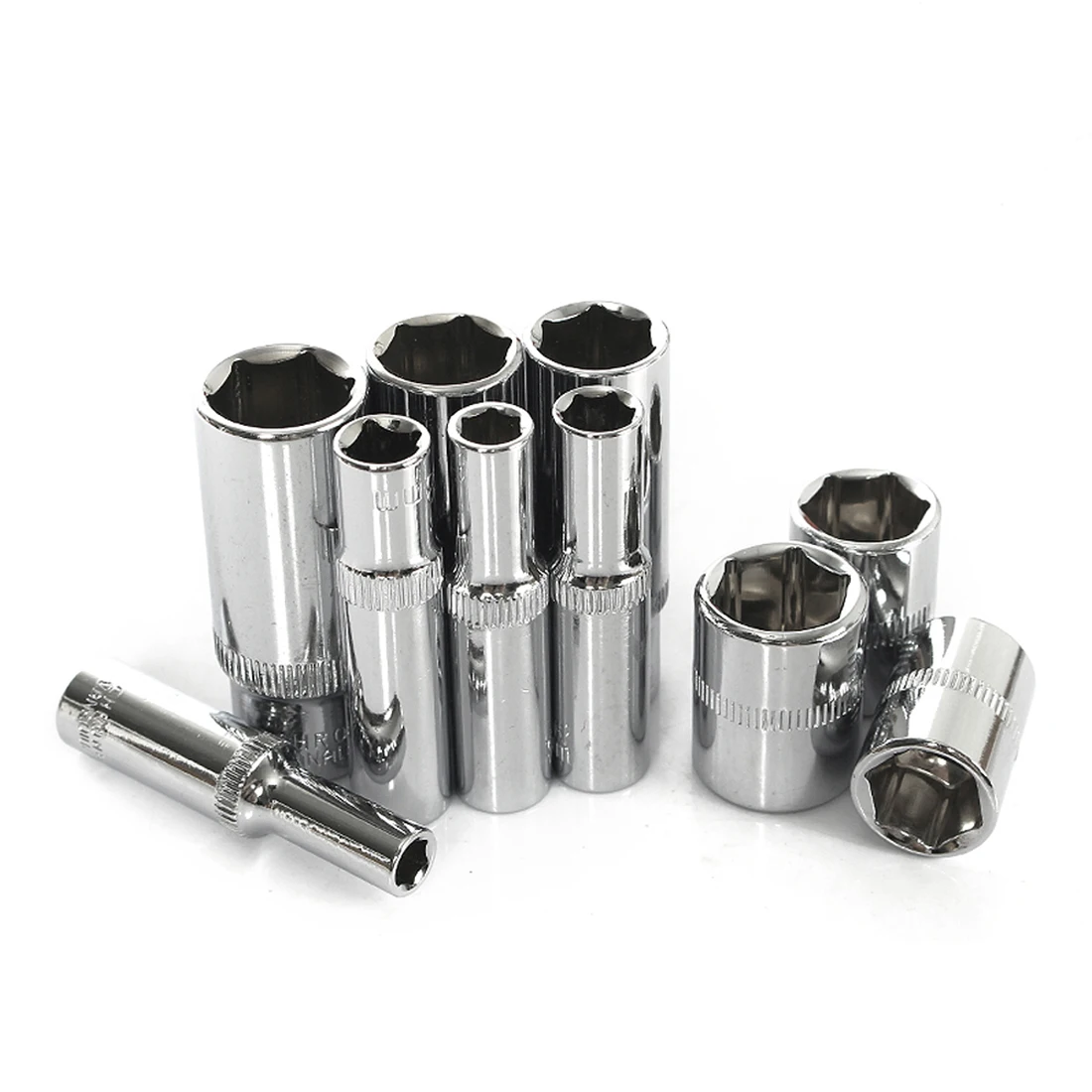 4-14mm  Drive Socket Bit Removal Tools for Wrench Socket Power Tool Accessories CRV Spanner Ratchet Wrench Nut