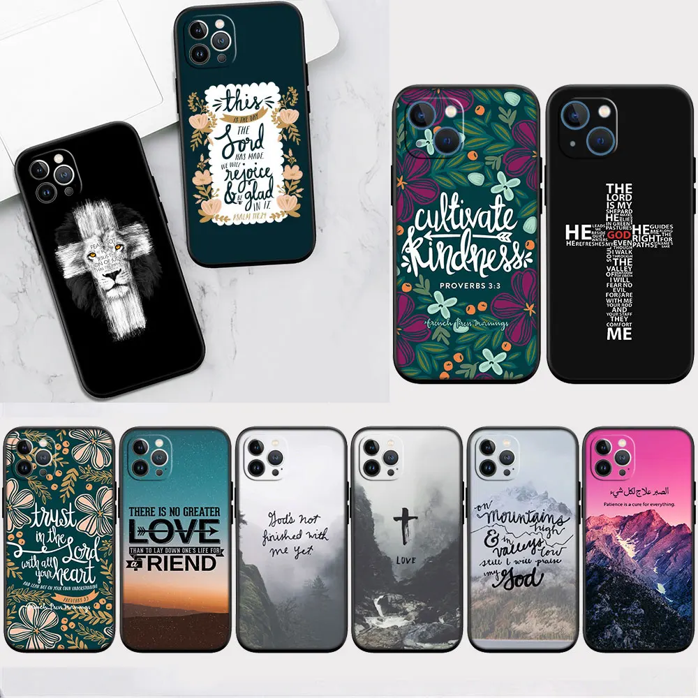 Bible verse Jesus Christ Phone Case for OPPO F3 F5 F7 F9 F11 F17 F19 Pro Plus A9 A54S A57 A95 A94 A93 A74