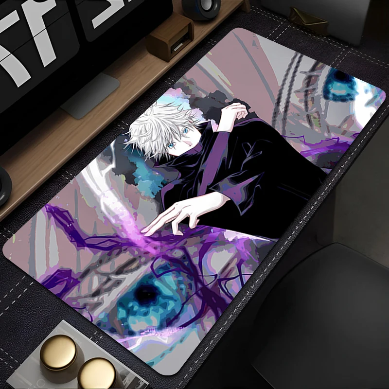 

Mousepad Rubber Mouse Pad Gaming Accessories PC Gamer Cabinet Carpets Office Computer Jujutsu Kaisen Gojo Desk Mat Keyboard Pad