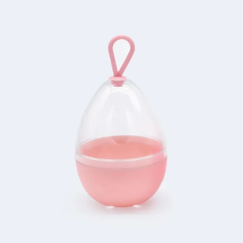 Empty Transparent Puffs Drying Box Storage Case Portable Sponge Stand Cosmetic Egg Shaped Rack Makeup Blender Puff Holder