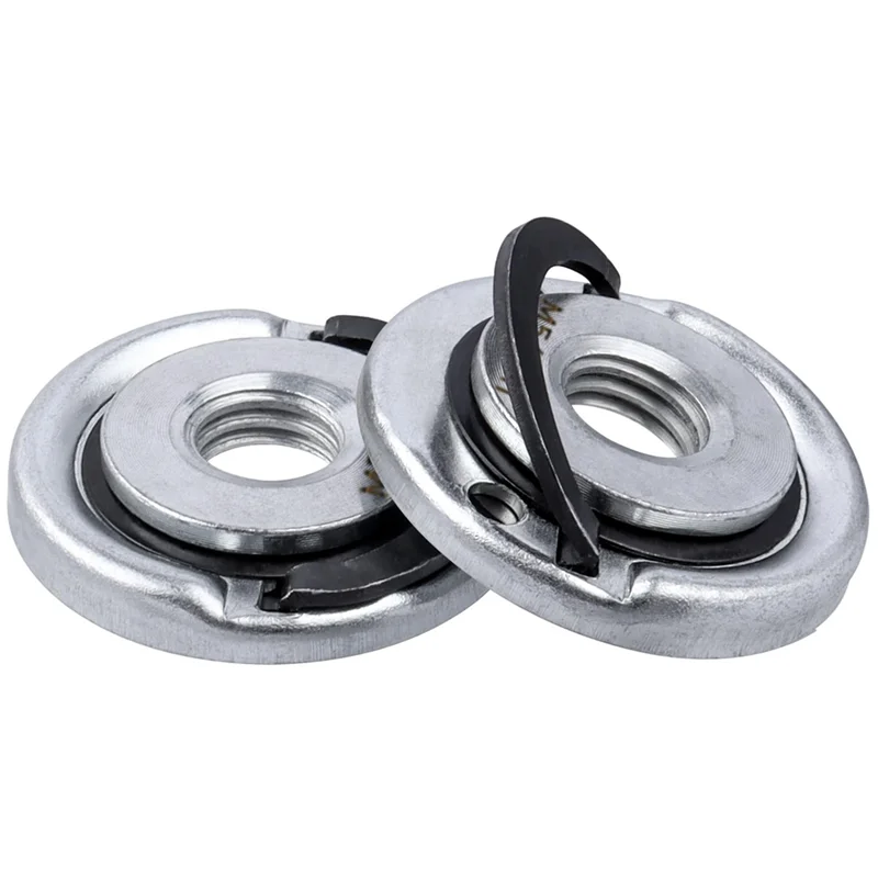 

LICE-2Pcs Quick Change Angle Grinder Flange Nuts 5/8-11 Grinder Nut Replacement Lock Nuts Grinder Locking Nuts