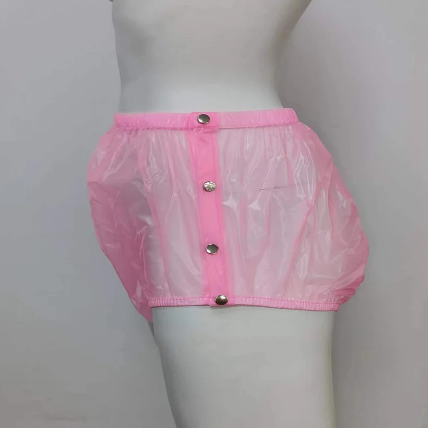 3 Pieces Langkee Haian Adult Incontinence Plastic Diapers Pants PVC ABDL