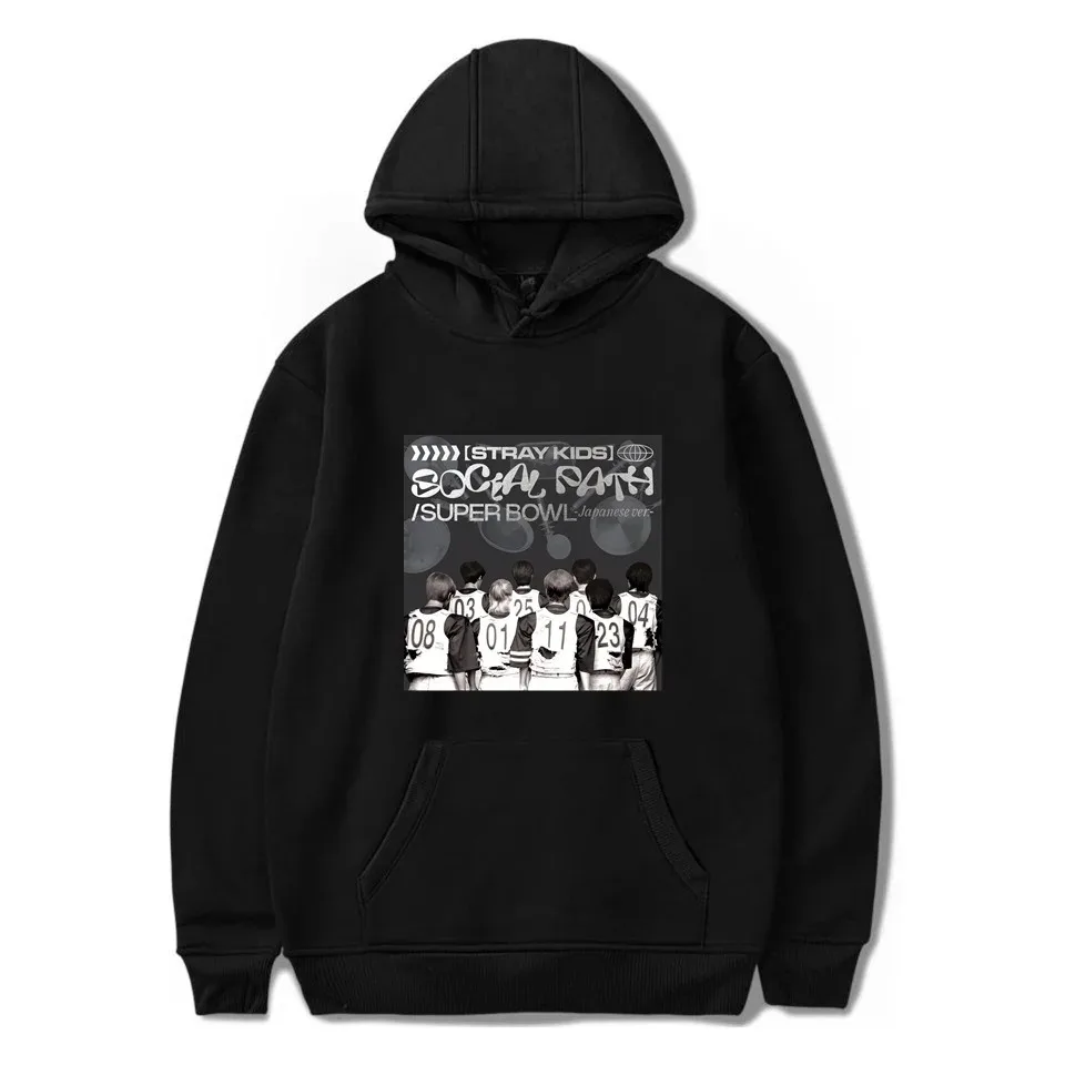 

Men and Women Stray Kids Social Path Hoodie, Kpop Sweatshirt, Y2k Hoody, Skz, Japan Album, Fan Clothes, Fashion