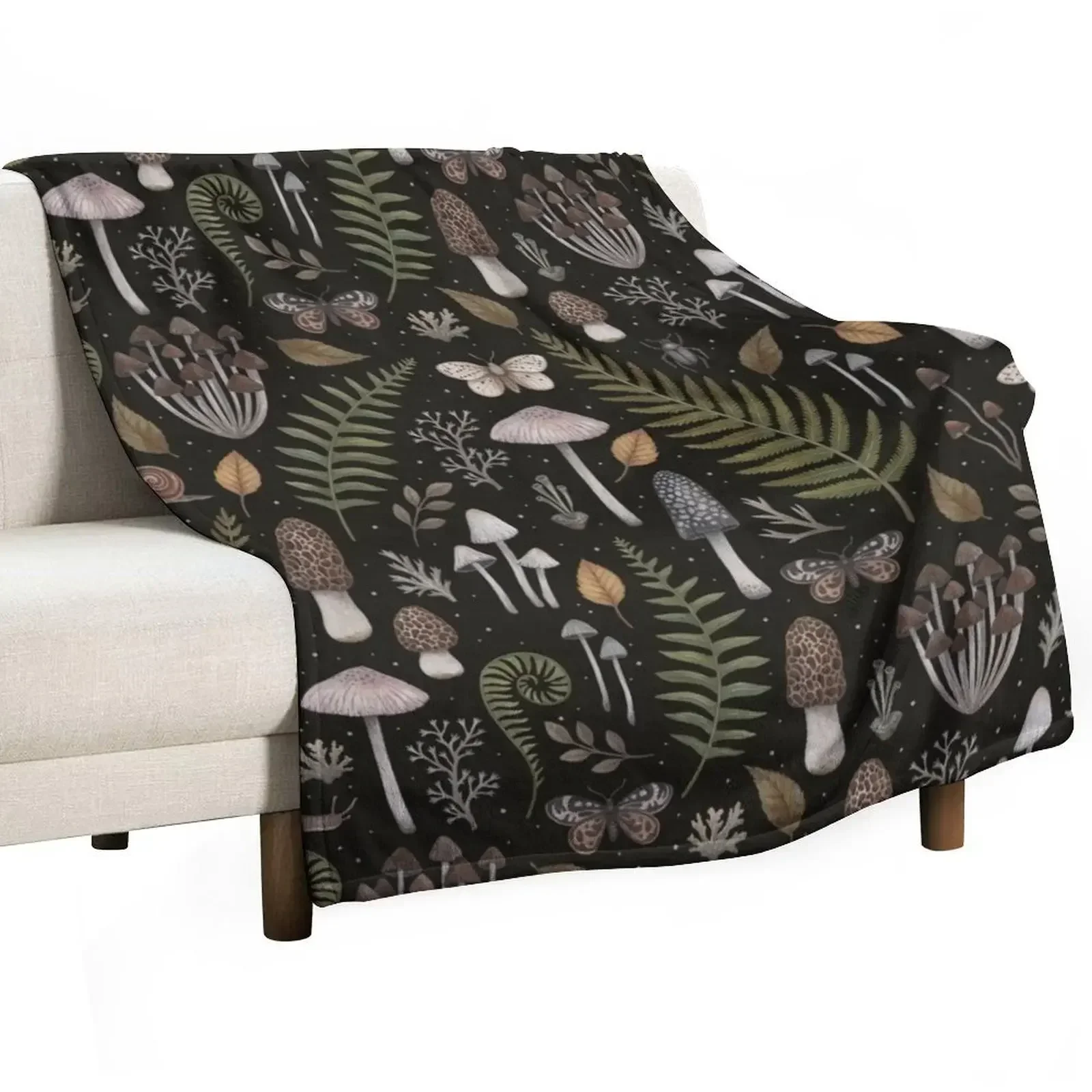 Forest Treasures Throw Blanket Luxury Designer warm for winter Blankets