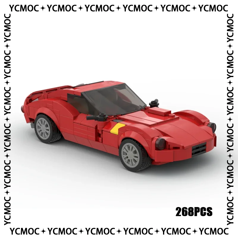 Car Series YcMoc Building Blocks Classic 250 GTO Model Technology Bricks Legendary Sportscar DIY Toys For Kids Children