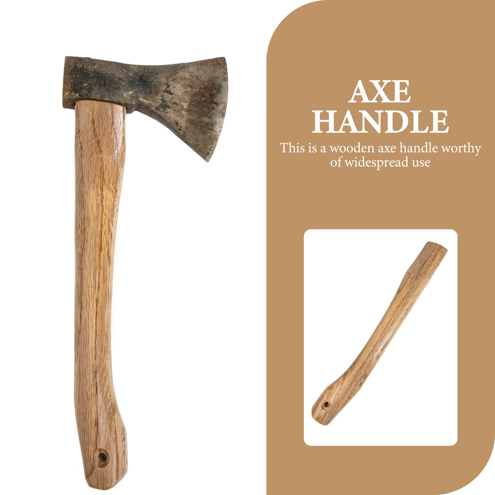 Outdoor Accessories Ax Replacement Handle Wooden Fitting Firewood Accessory