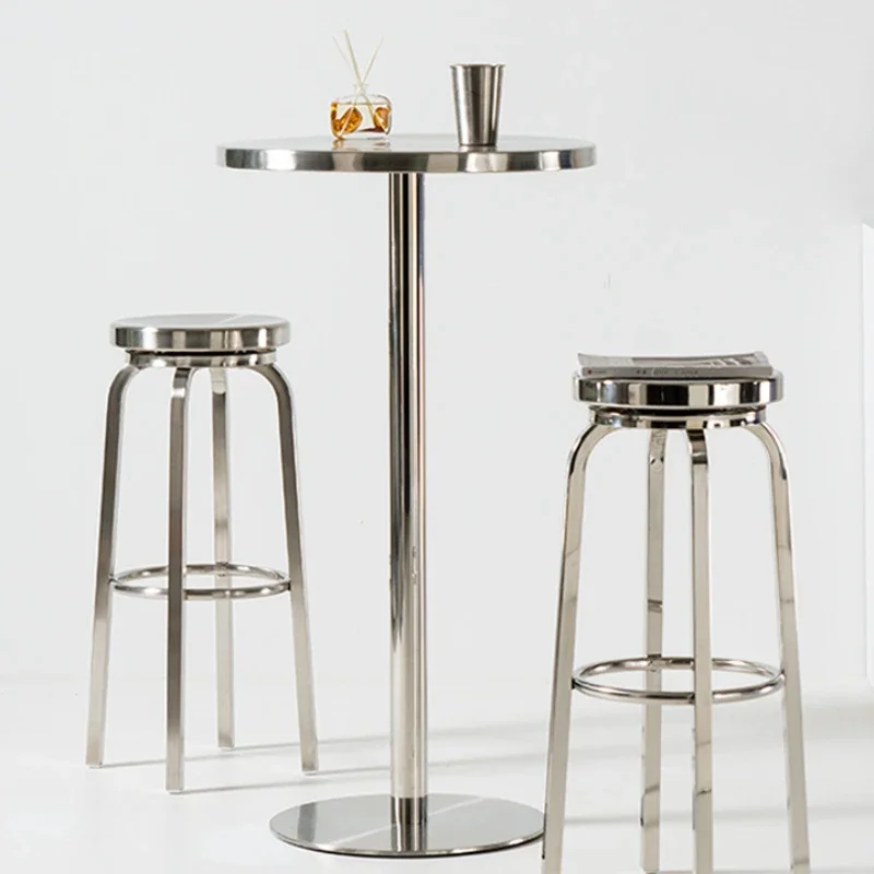 Kitchen Bar Chair, Modern Industrial Wind Iron Art Stool, Nordic Web Celebrity Simple Bar Chair, Counter Seating