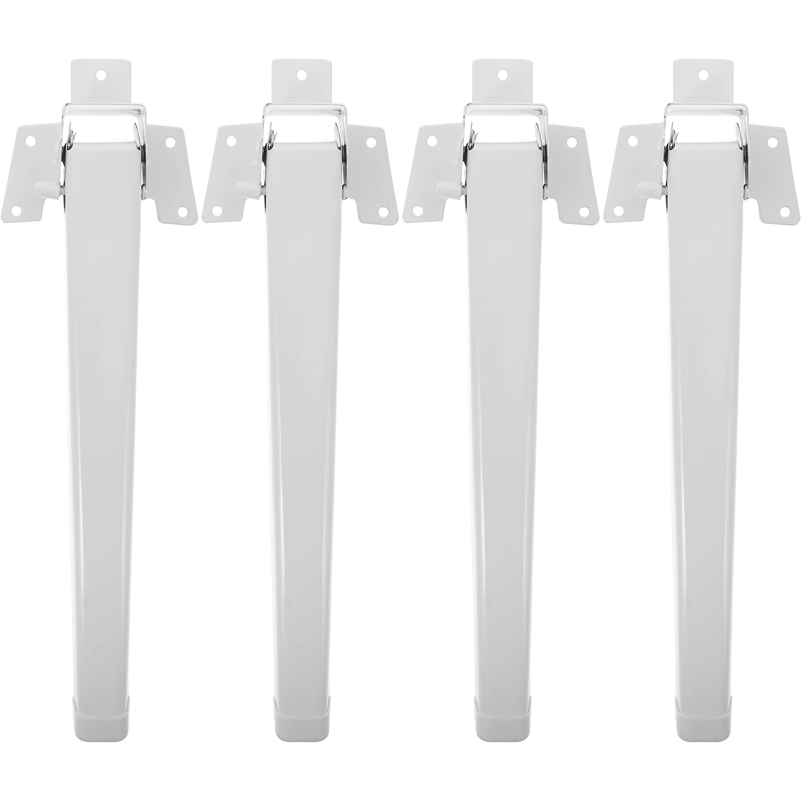 

4pcs Metal Folding Adjustable Height Sturdy Iron Frame Bed Sofa Replacement Legs Heavy Duty Furniture Legs Diy Table Feet