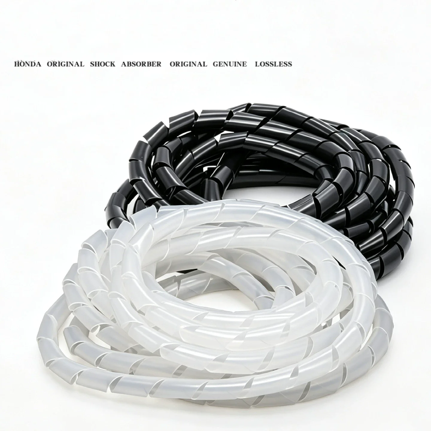 Plastic Spiral Wrapping Band Wound Winding Pipe Tube Coil Hose Cable Organizer Wiring Protective Tape 4 6 8 10 12 14 16 18 20mm