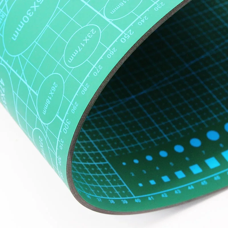 60*45 سنتيمتر A2 بولي كلوريد الفينيل قطع حصيرة مجلس دائم الشفاء الذاتي DIY بها بنفسك الخياطة طالب ورق فني وسادة الحفر الجلود أداة للحرف اليدوية