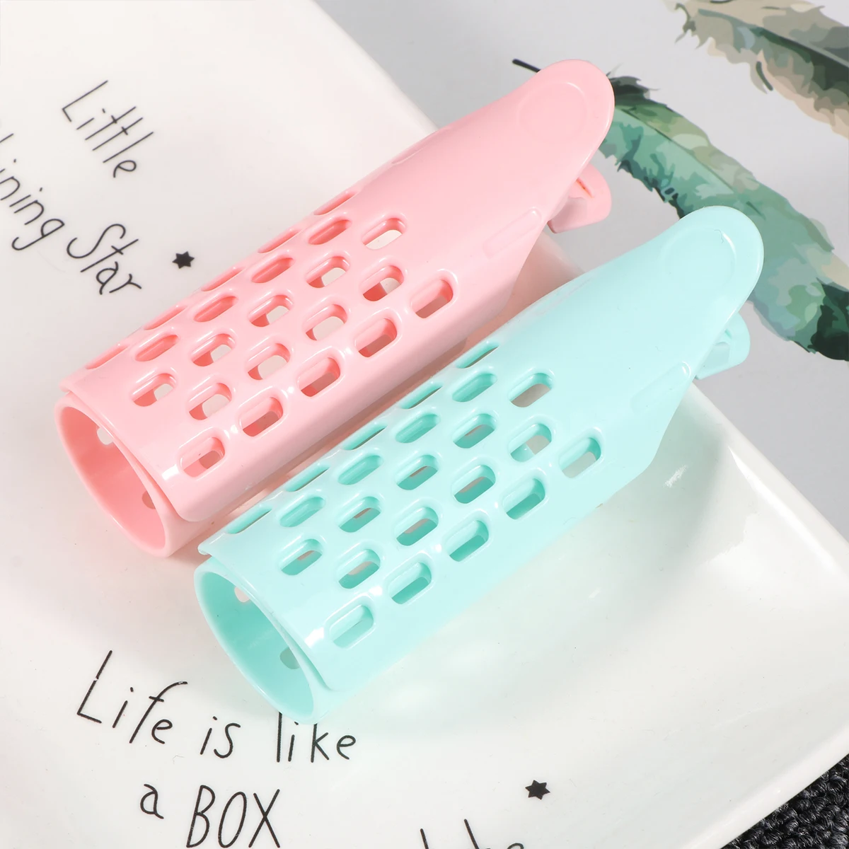

3pcs Hair Rollers Lightweight ABS Material Salon Curling Tools Ideal Daily Use Short Long Hair Wavy Roots Hairdressing Styling