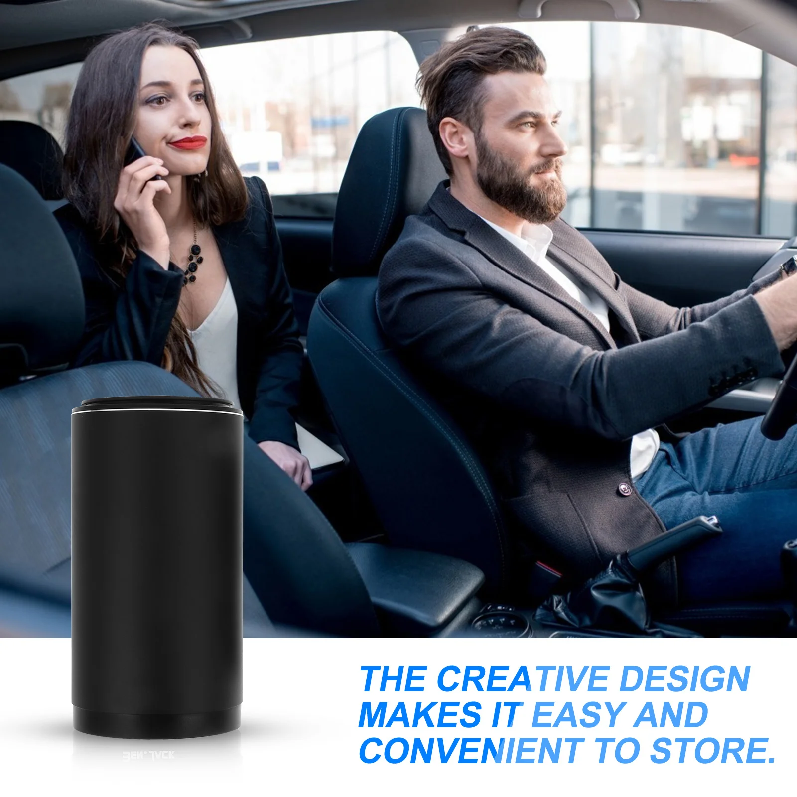 

35Pcs Car Trash Bin Durable Auto Garbage Can Secure Cover Vehicle Garbage Container Practical Car Supplies Trash Bag Set