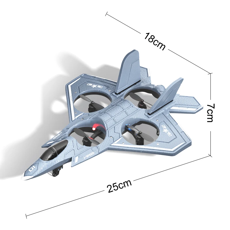 Jjrc H128 Rc طائرة شراعية 2.4G هليكوبتر تعمل بالتحكم عن بعد طائرة استشعار الجاذبية مع مقاتلي رغوة خفيفة للبنين الأطفال #6