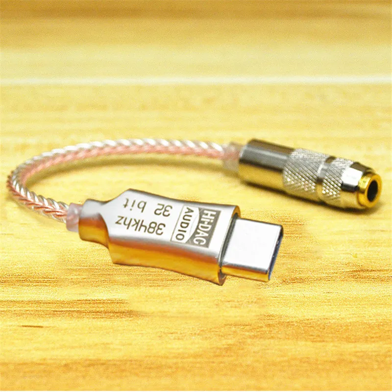 Cable de audio auxiliar tipo C a ALC5686, amplificador de auriculares Digital de 3,5mm, convertidor de adaptador hifi para Andro