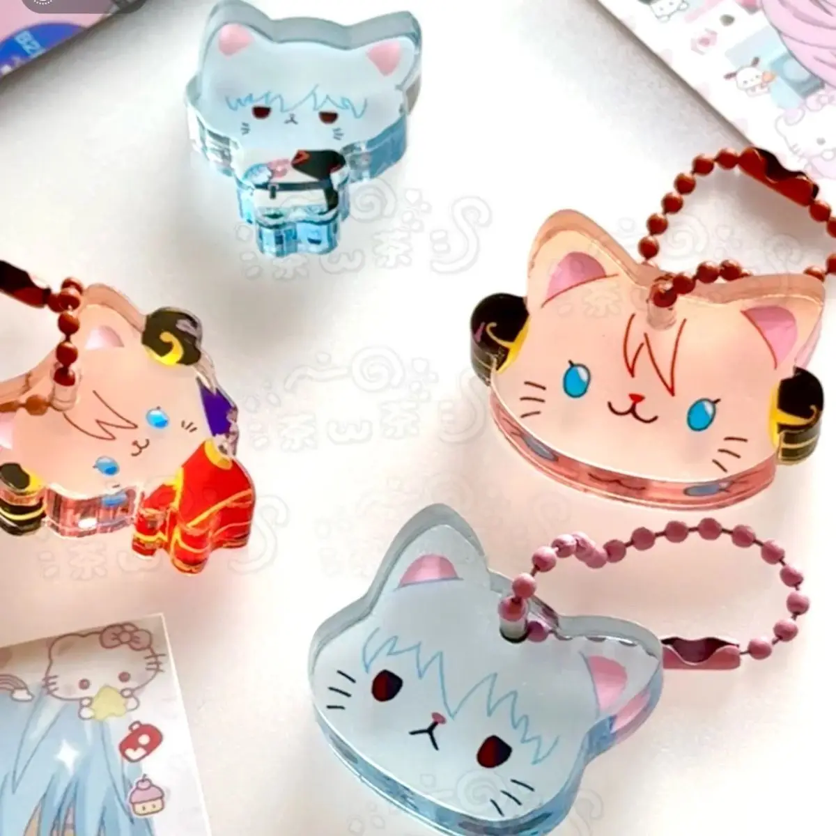 

Саката Гинтоки аниме акриловая подставка фигурка периферийная фигурка детские модели украшения аксессуары Gintama