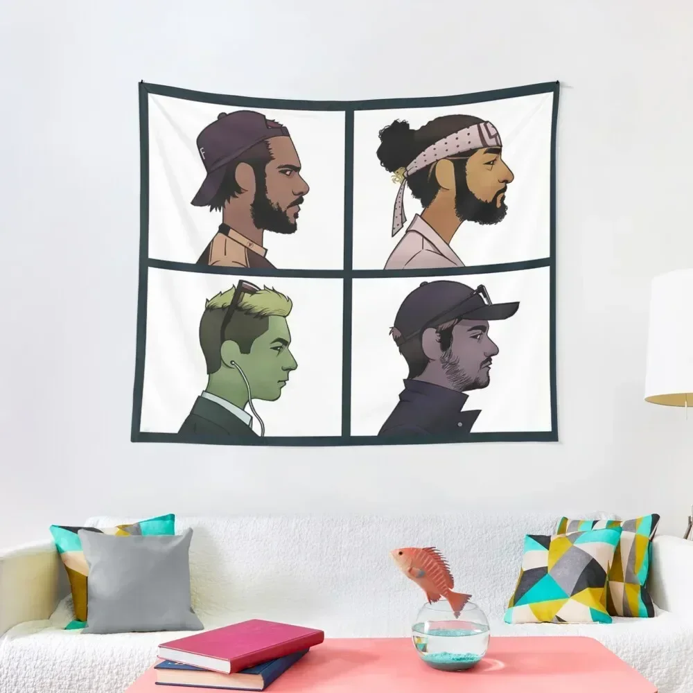 Cow Chop - Demonetized Days Tapestry Aesthetic Home Decor Korean Room Decor Tapete For The Wall House Decor Tapestry