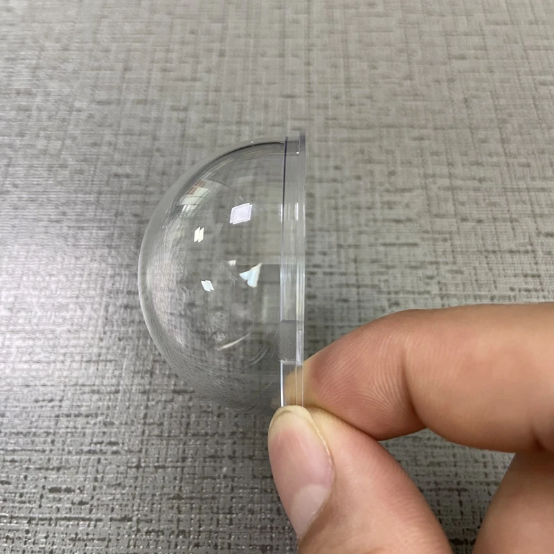 2 inch HD transparent acrylic Dome high light transmission anti-aging Camera Dome Cover PC material indoor and outdoor