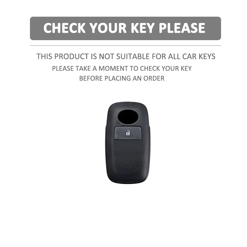 2 Buttons Silicone Car Key Cover Case Protection Skin Shell Holder for Toyota RAIZE for Daihatsu Rocky Fob Key Chain Accessories