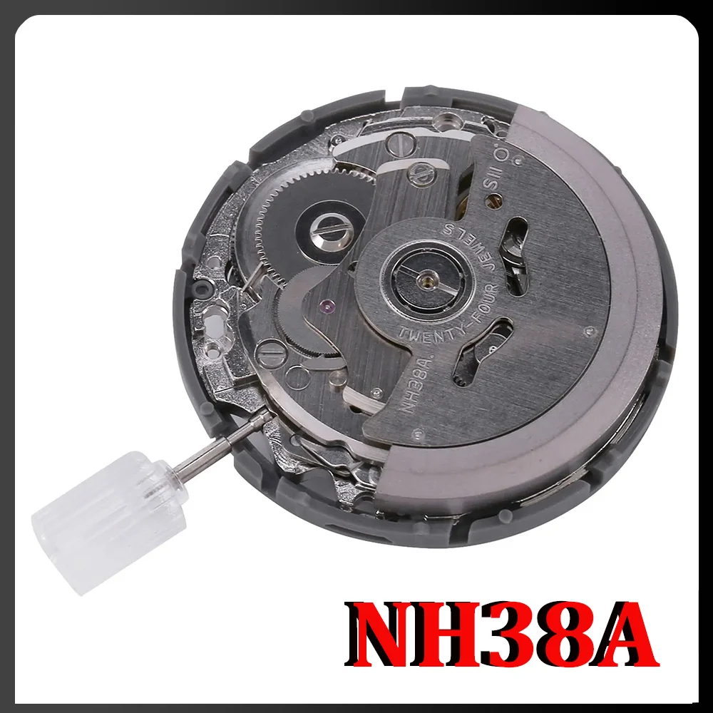 New Japanese original NH38A  fully automatic watch mechanism movement NH38 movement replacement parts