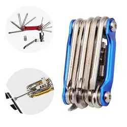 Bicycle Repair Tool Kit Mountain Bike Wrench Screwdriver Chain Hex Spoke Multifunction Bicycle Repair Set Cycling Tool