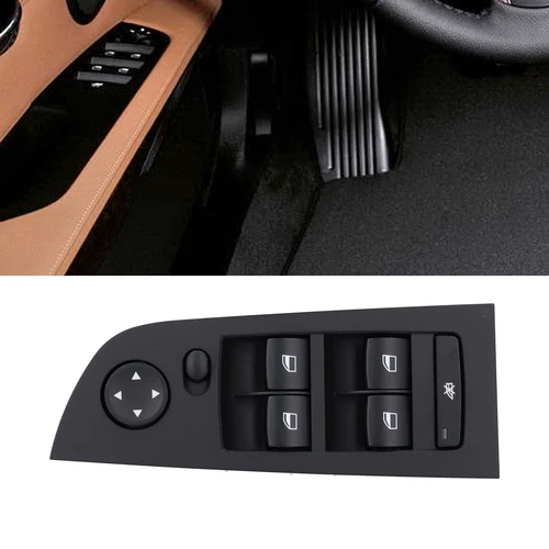 Botones de control de ventana eléctrica para coche, interruptor, accesorios automotrices 61319217329   Reemplazo para BMW Serie 3 E90 E91