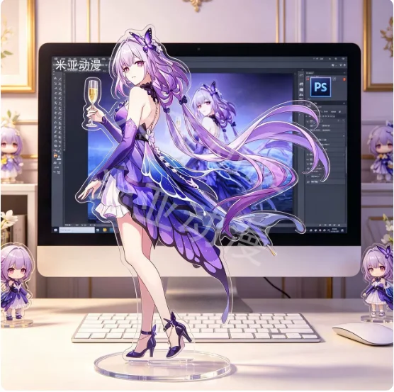 Japanese Anime Honkai：Star Rail Castorice Acrylic Stand Figure Model Plate Cosplay Collection Desktop Decor Gifts MM