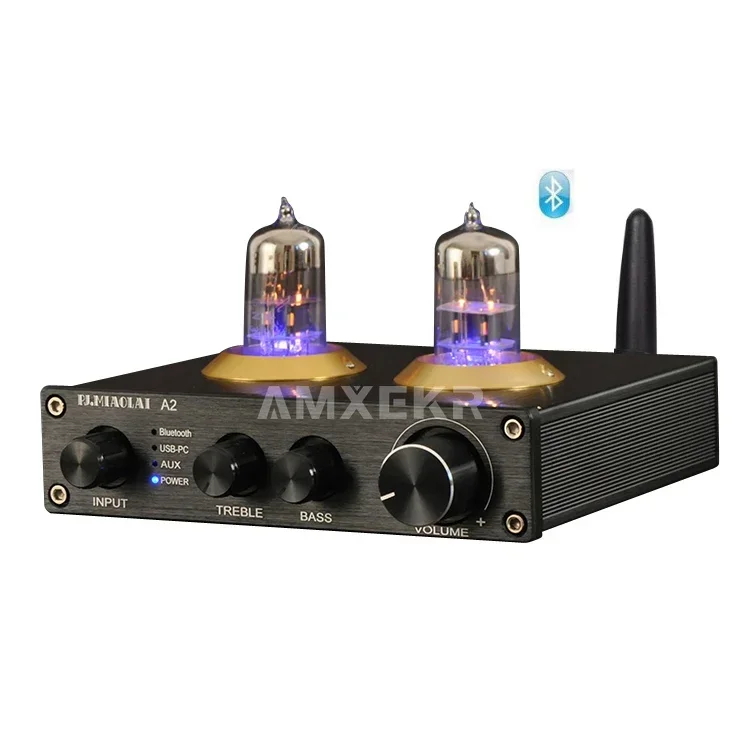 

Vanguard PJ. Miaolai A2 Electronic Tube HiFi Fever Gallbladder Level Bluetooth 5.0 Amplifier Stereo Amplifier Front Tone