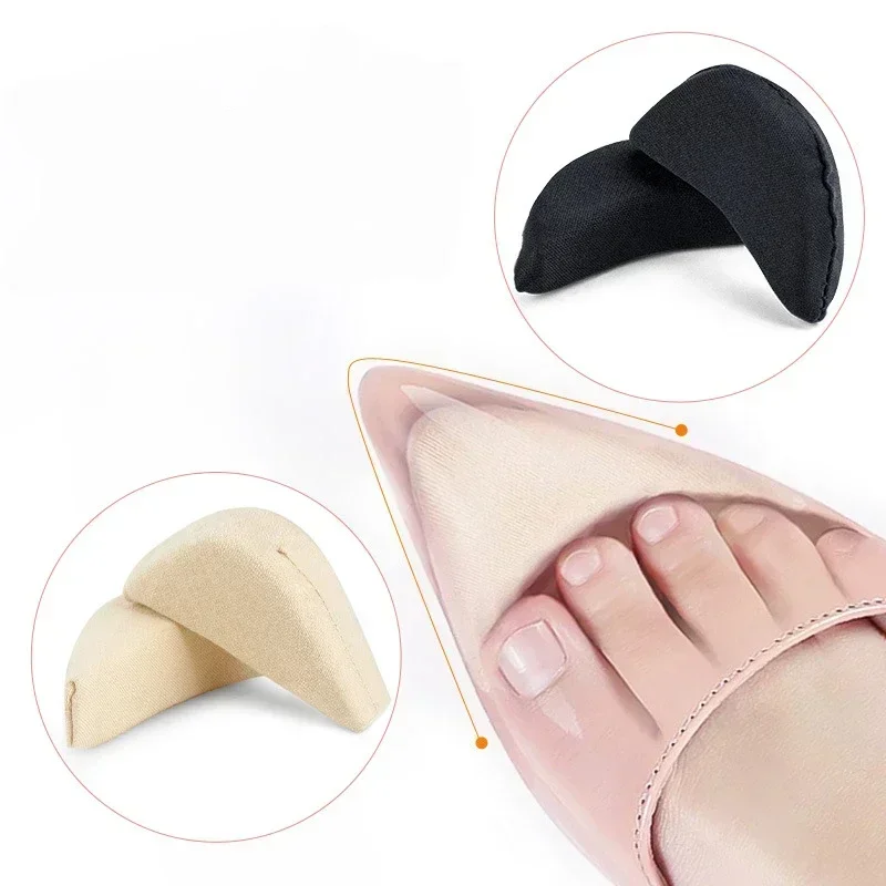 Women Pain Relief High Heel Insoles Reduce Shoes Size Filler ProtectorSponge Forefoot Insert Pads A Pair