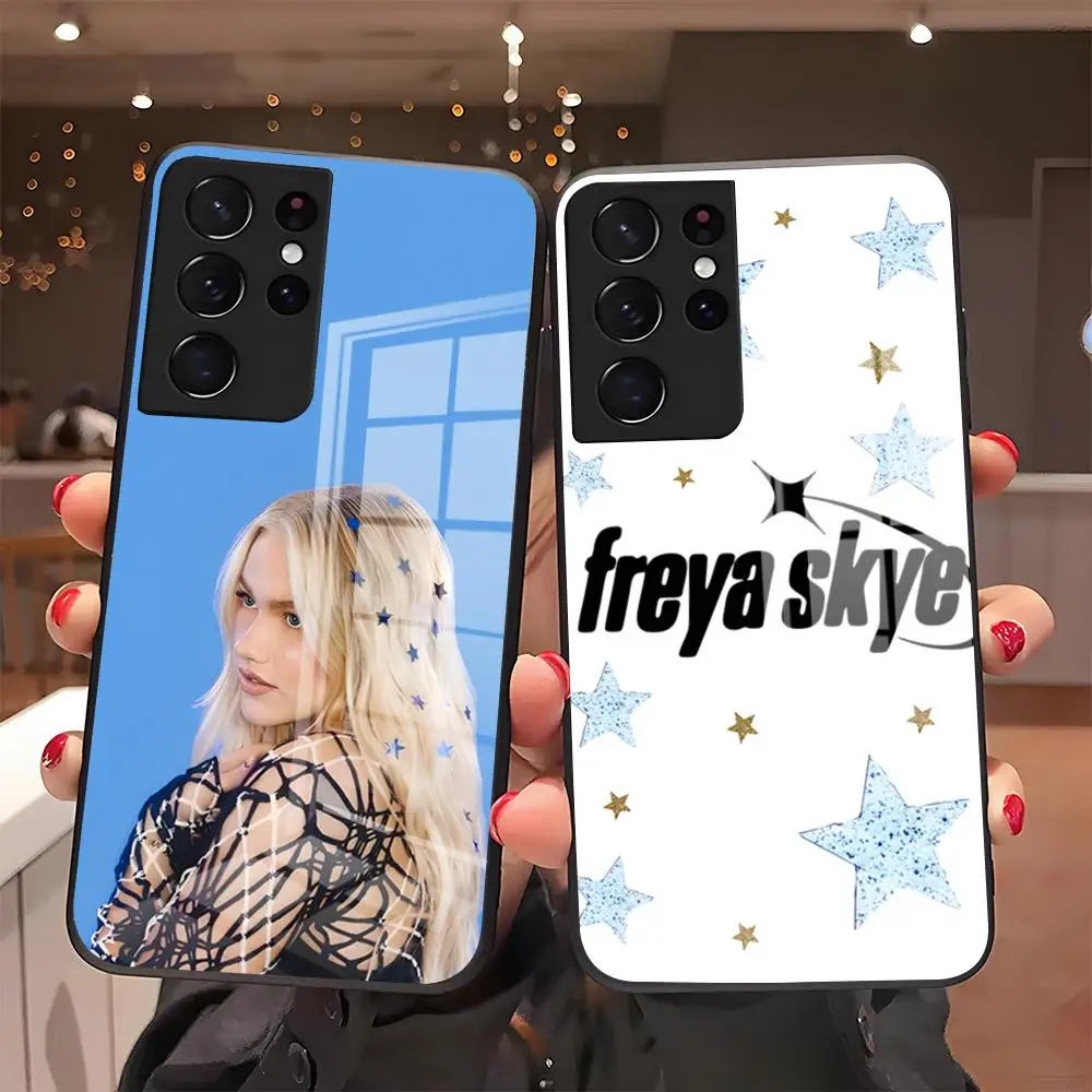 F-Freya Skye Singer Phone Case For Samsung A27 A37 A33 5G A54 A36 A35 A56 A52 A17 Shockproof Glass Cover