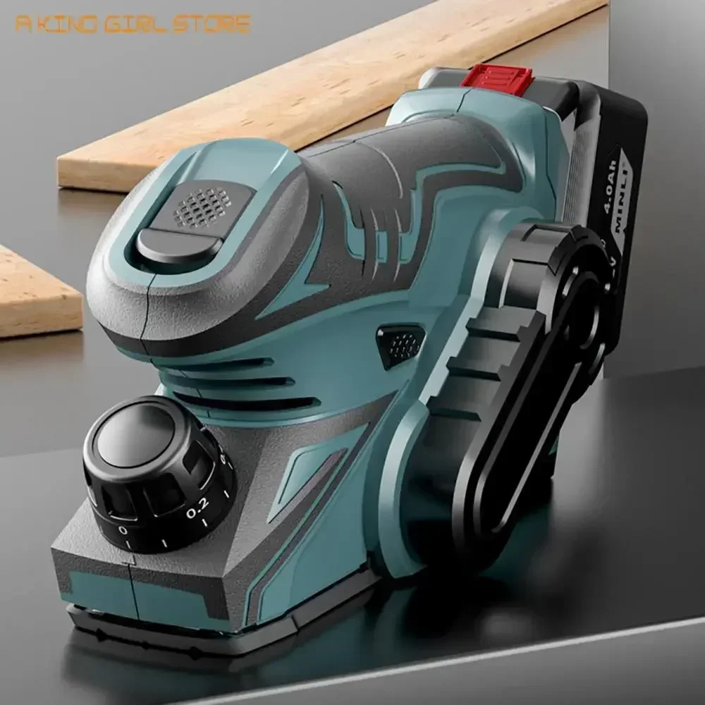 13000RPM Cordless Electric Planer with Wrench Brushless Handheld mini Planer Wood Cutting Power Tool for Makita 12V Battery