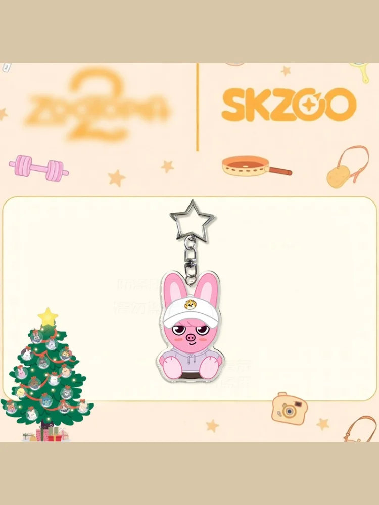SKZOO STRAY KIDS × Zootopia 2 Collaboration Acrylic Keychain Merchandise Christmas Gift