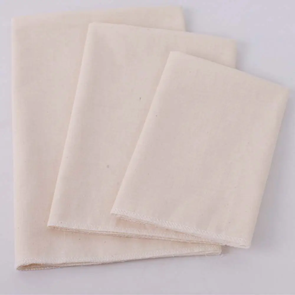 Soft Breathable Gauze Cotton Tofu Cheese Steamer Mat Filter Gauze Insulation Cover Filter Cloth