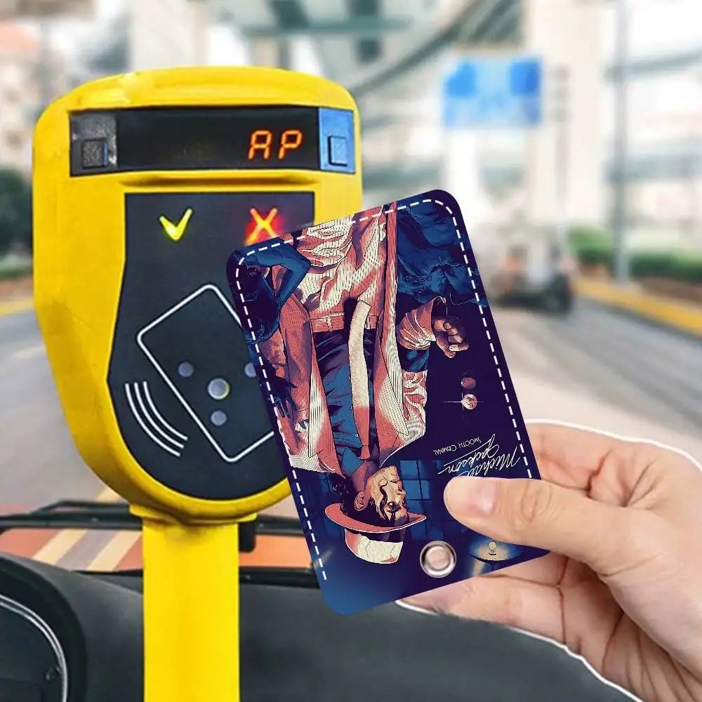 M-Michael Jackson Access & Meal Card حامل المفاتيح الائتمان معرف البنك بطاقة واقية المفاتيح قلادة الموضة