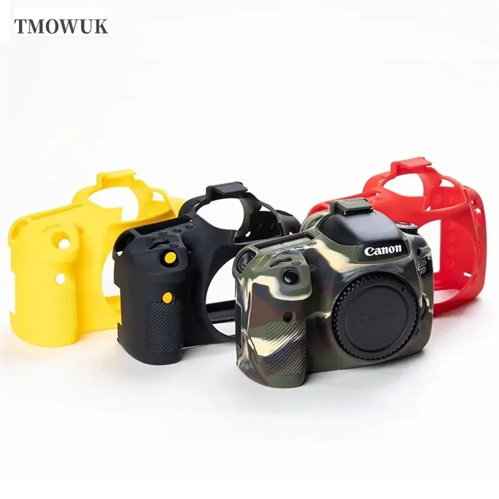 Soft Silicone Funda Protectora - Stylish and Protective For Canon EOS 5D Mark III IV 5D2 5D3 5D4 6D Mark II 6D2 7D Mark II 7D2 7