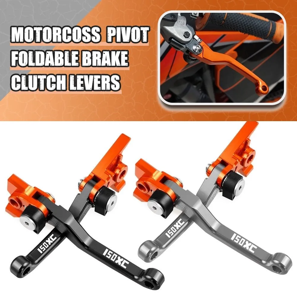 

FOR KTM 150 XC 150XC 2016 2017 2018 2019 2020 2021 Motocross Foldable Pivot Dirt Bike Aluminum Brake Clutch Levers Handle Lever