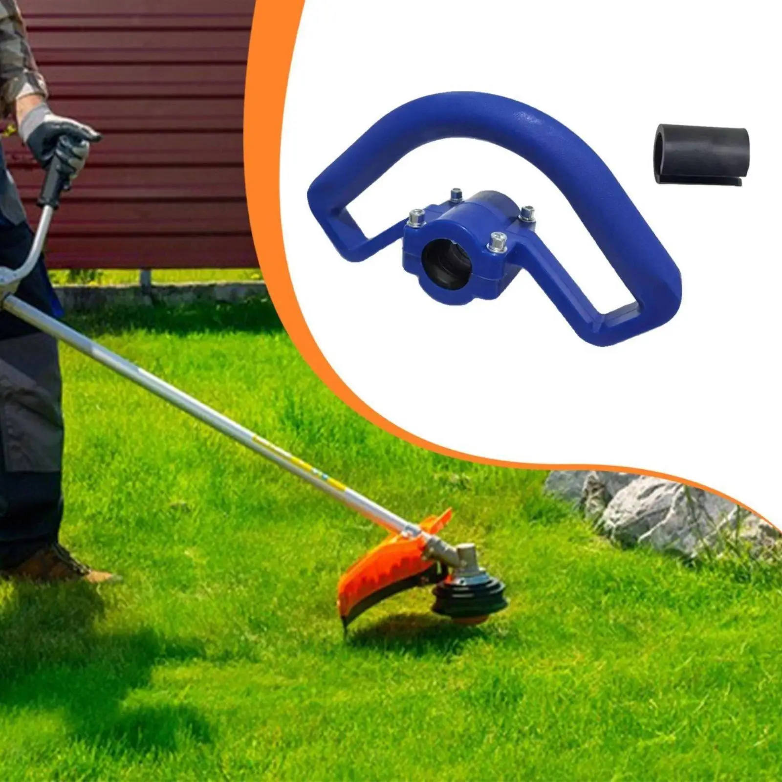 Durable Grass Trimmer Handle Anti Slip Replacement Part for Brushless Multi Tool and Gardening Tools Lawn Use view 3