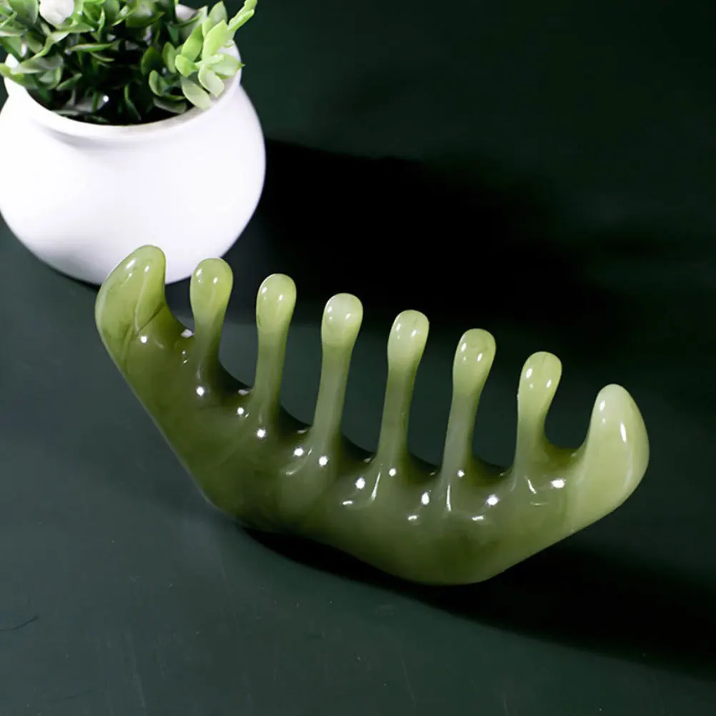 

2 шт. расческа для массажа головы, массажер для кожи головы из пчелиного воска с изысканным мастерством для релаксации и стимуляции, идеальная семья