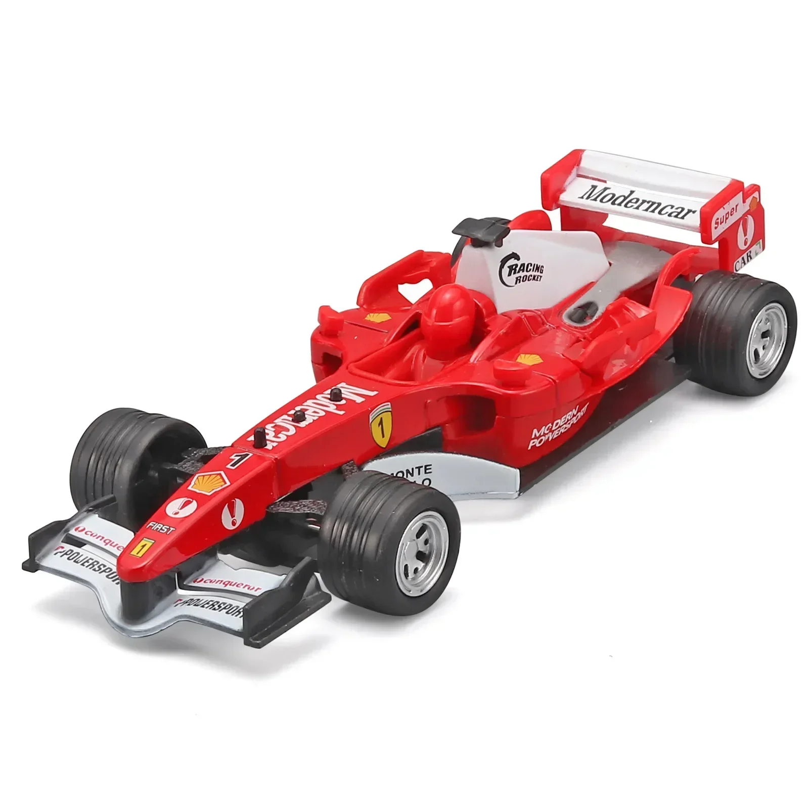 Modèle de voiture de course de formule F1 pour enfants, alliage, son et lumière, simulation, rallye, jouet, 1/32