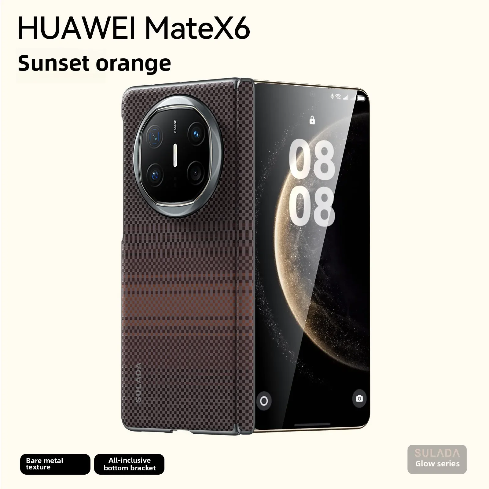 

Чехол Magsafe для Vivo X Fold 3 Pro, роскошный ультратонкий складной шарнир с рисунком из углеродного волокна, жесткий чехол с магнитной беспроводной зарядкой