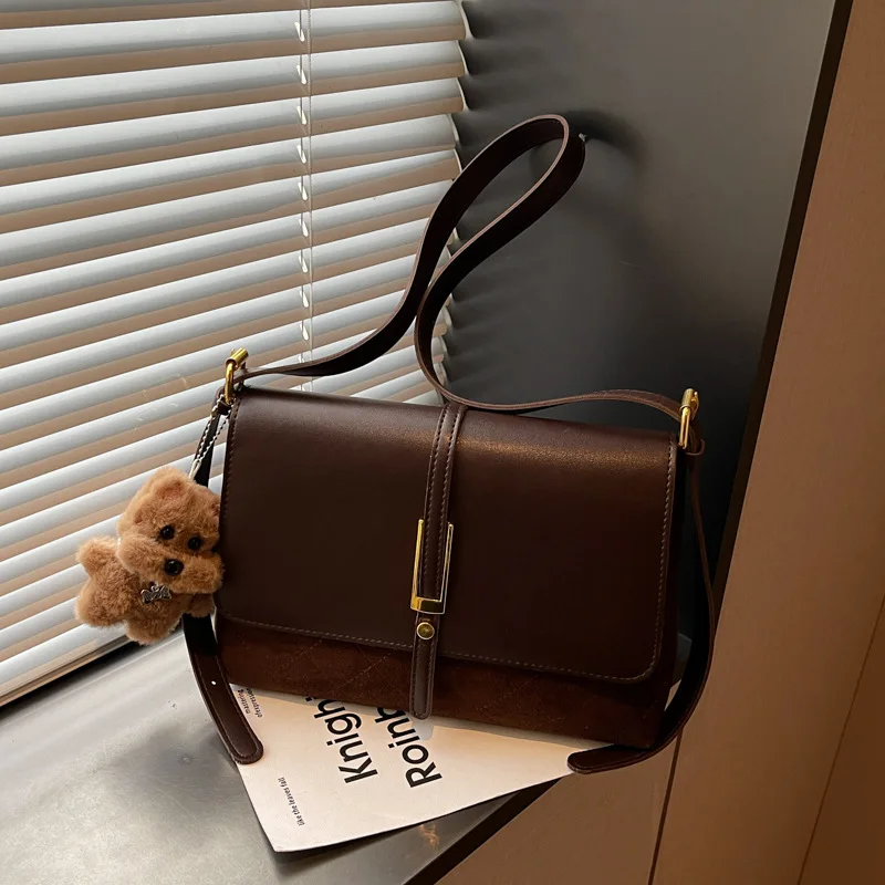 

2025 A/W Vintage Underarm Purse for Women, Genuine Leather Large Capacity Multi-way Crossbody Bag, Retro Chic Tote for Work