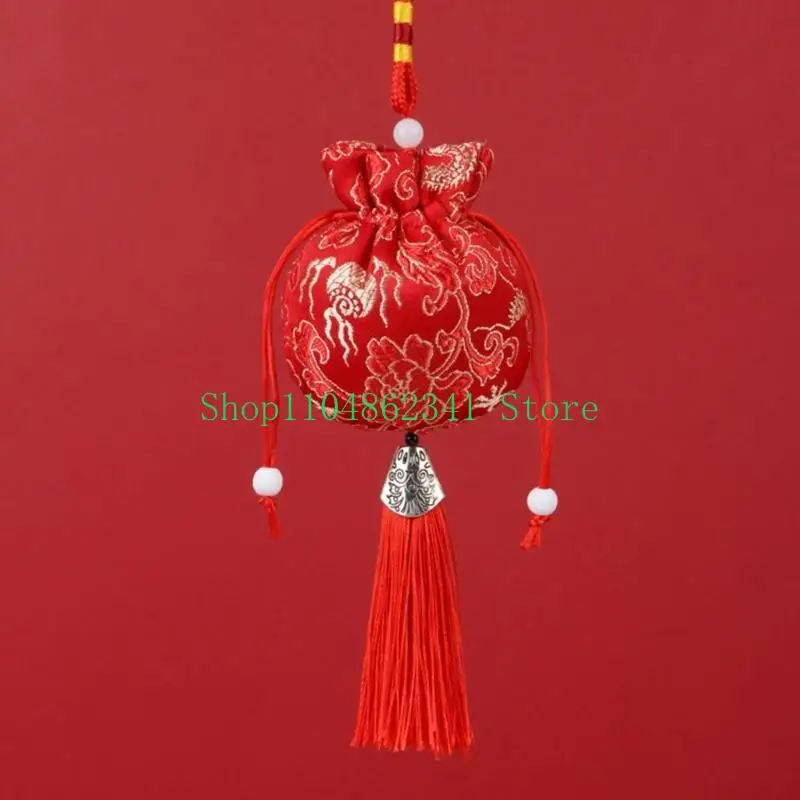 Sacca da sache cinese 5SD Organizzatori ricamati per borsa da regalo per monete per coate per decorazioni per decorazioni per