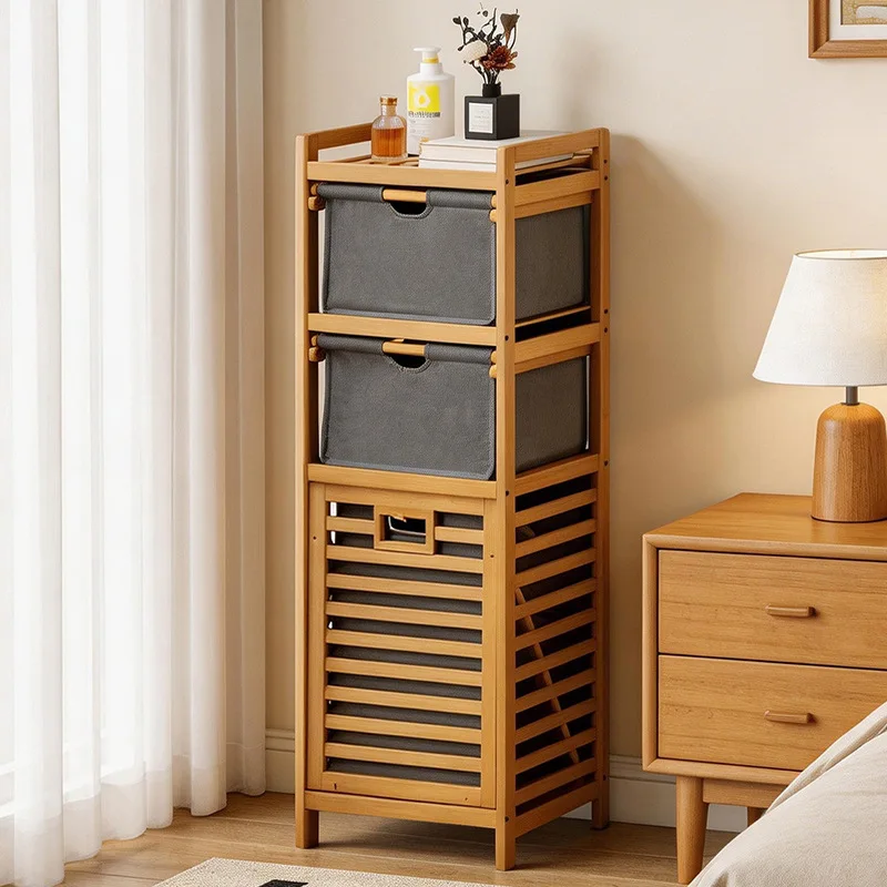 Household mobile storage rack, multi-functional sundries storage device, storage basket
