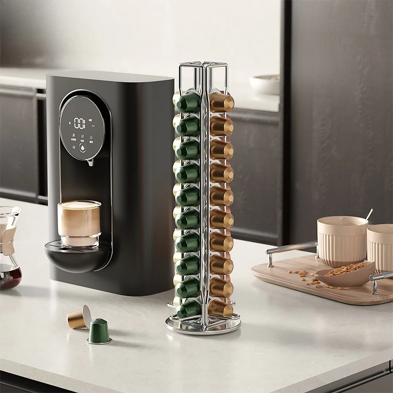 Household Products Coffee Capsule Rack Electroplated Wrought Iron Storage Rack